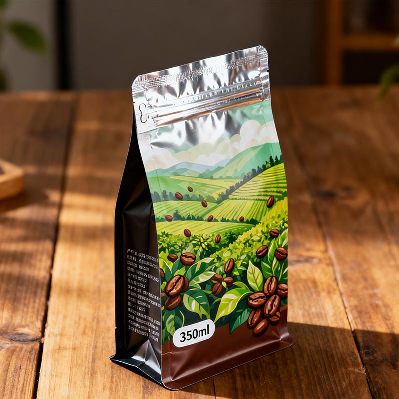 Plastic Stand-Up Pouch for Coffee